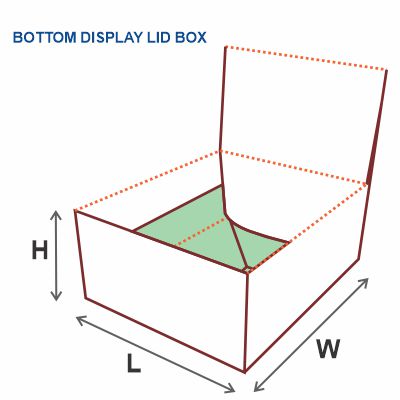 Bottom Display Lid Box Style