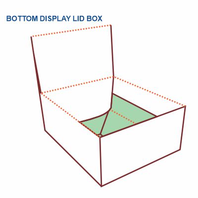 Bottom Display Lid Box Style