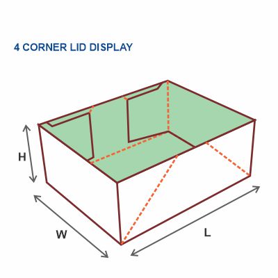 4 Corner Lid Box Style