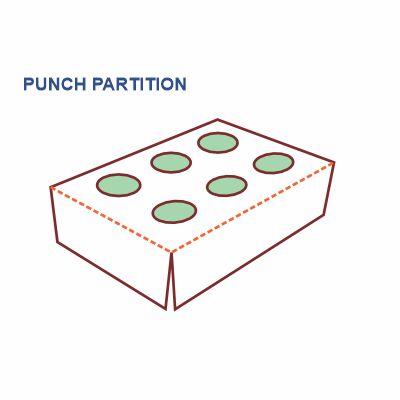 Punch Partition Box Style