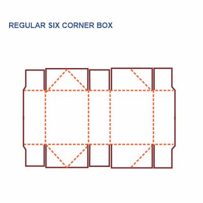 Regular Six Corner Box Style