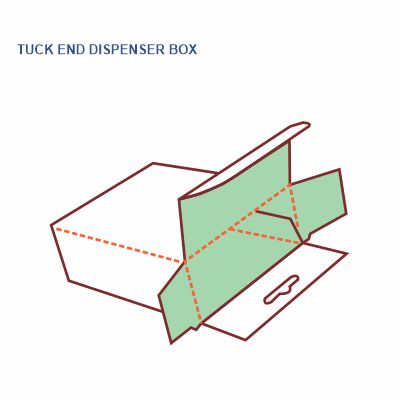 Tuck End Dispenser Box Style
