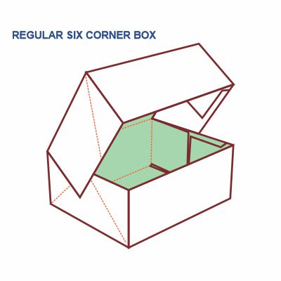 Regular Six Corner Box Style