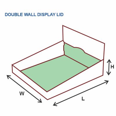 Double Wall Display Lid