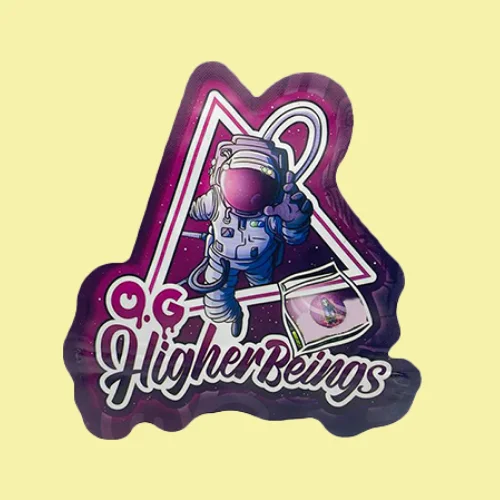 Custom Die Cut Mylar Bags