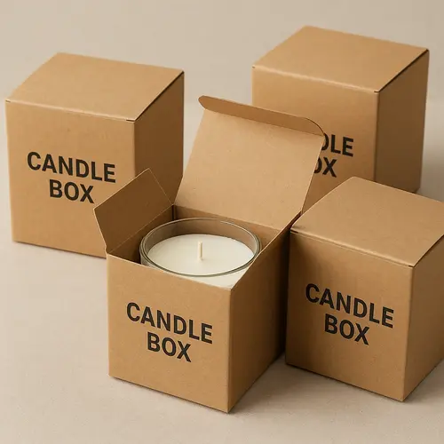Custom Kraft Candle Boxes