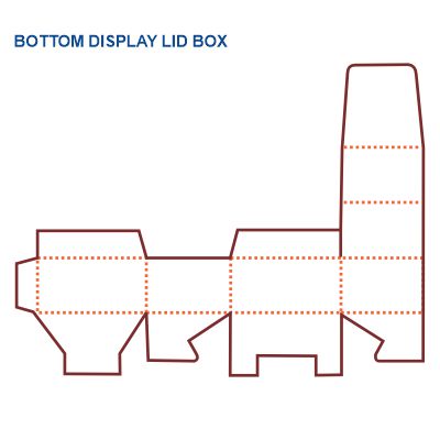 Bottom Display Lid Box Style