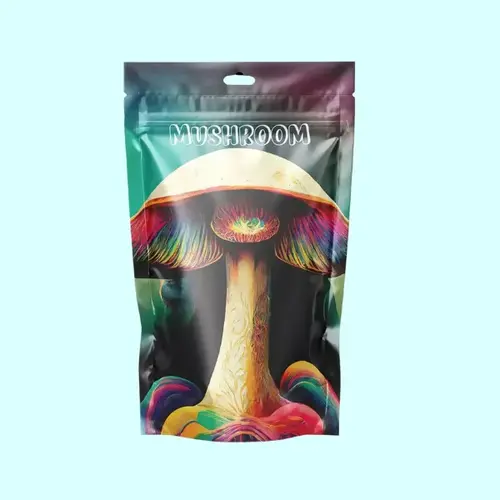 Printed Mushroom Mylar Bags